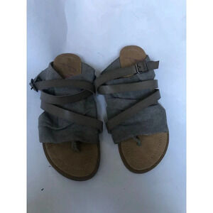 Stylish Gray and Brown Women's Sandals